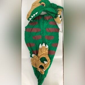 Lillian Vernon  Adjustable Dinosaur  Costume Soft  5pc vintage Green size 6/8